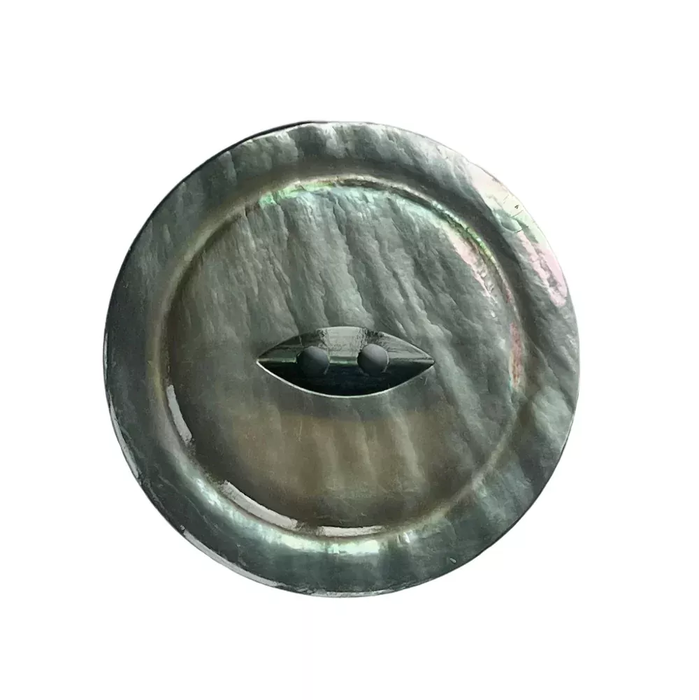 1 1/2″ Dolphin Grey 2-Hole Shell Button (Made in USA)