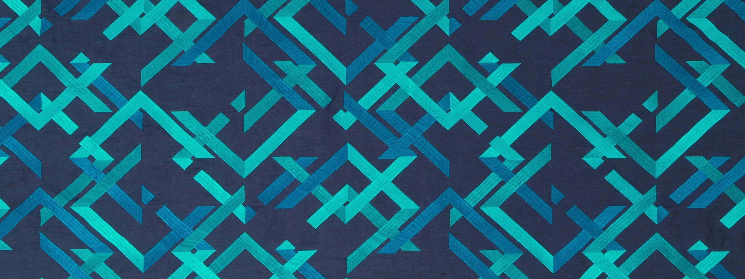 Beacon Hill Abstract Fret | NavyDrapery - 247703