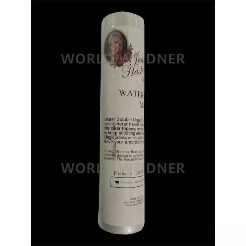 Janome Jenny Haskins Water Soluble Magic Topping Stabilizer (9″x10yds)