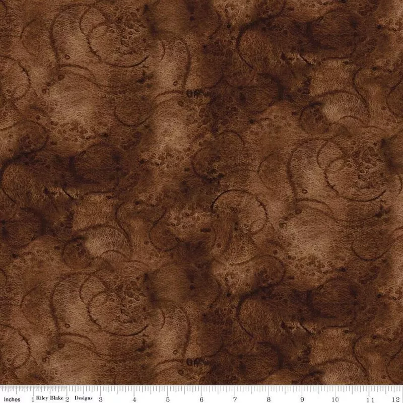 Painter’s Watercolor Swirl | Warm Sepia