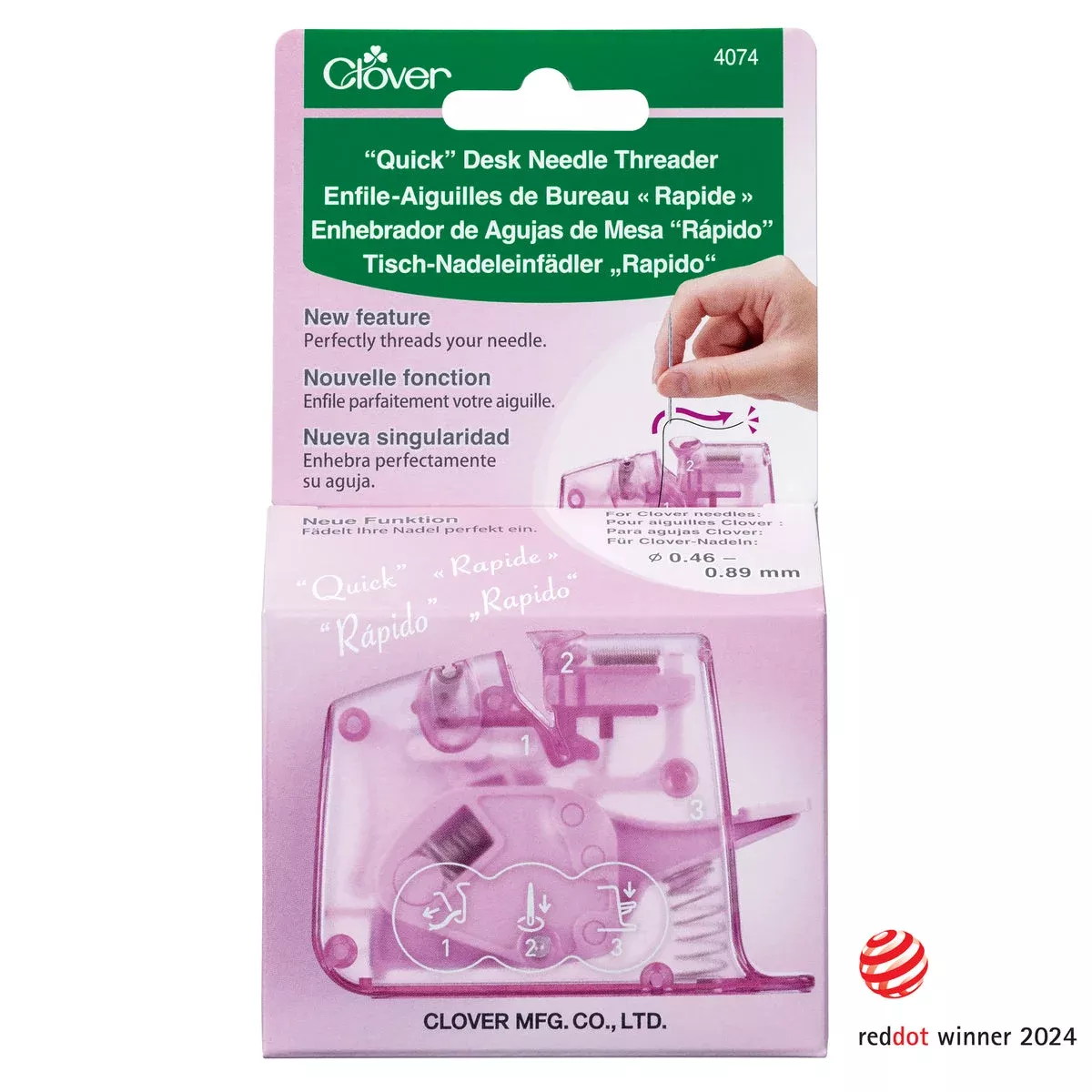 “Quick” Desk Needle Threader